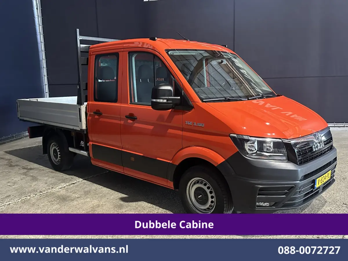 2.0 177pk Pick Up Dubbele Cabine 3500kg Trekhaak Open Laadbak Euro6 Airco | 6-Zits | Camera | Navigatie | Apple Carplay Android Auto, Cruisecontrol, Chauffeursstoel