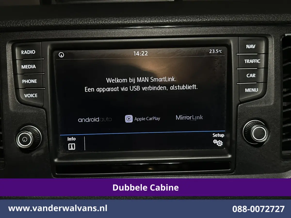 2.0 177pk Pick Up Dubbele Cabine 3500kg Trekhaak Open Laadbak Euro6 Airco | 6-Zits | Camera | Navigatie | Apple Carplay Android Auto, Cruisecontrol, Chauffeursstoel