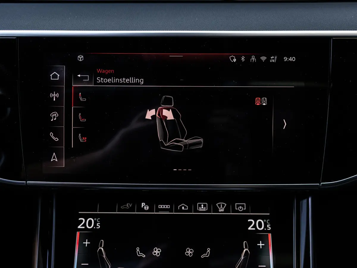 60 TFSI e quattro 462 PK | S-line l Adaptive Cruise Control l Panoramadak l Bang & Olufsen Premium 3D l Elektr. voorstoelen geheugen l Stoelventilatie/massage voorin l Head-up display l 360 