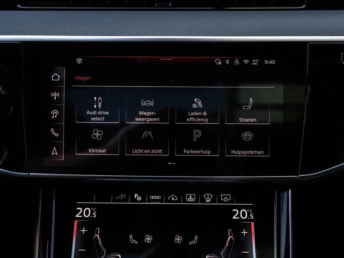 60 TFSI e quattro 462 PK | S-line l Adaptive Cruise Control l Panoramadak l Bang & Olufsen Premium 3D l Elektr. voorstoelen geheugen l Stoelventilatie/massage voorin l Head-up display l 360 