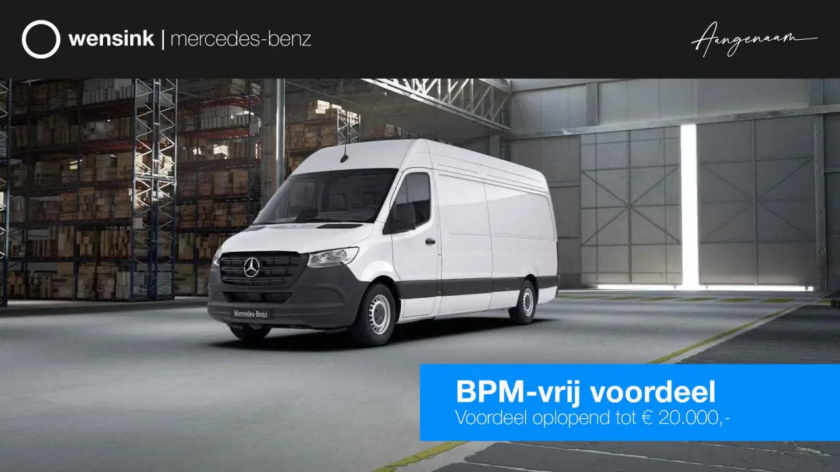 311 CDI | L3 H2 | RWD | PRO | Airco | Apple Carplay/Android Auto | Alarm klasse 3 | Parkeercamera | Dodehoekassistent | Lane-assist | Comfort Bestuurdersstoel | Opstaptrede | Vierseizoenenba