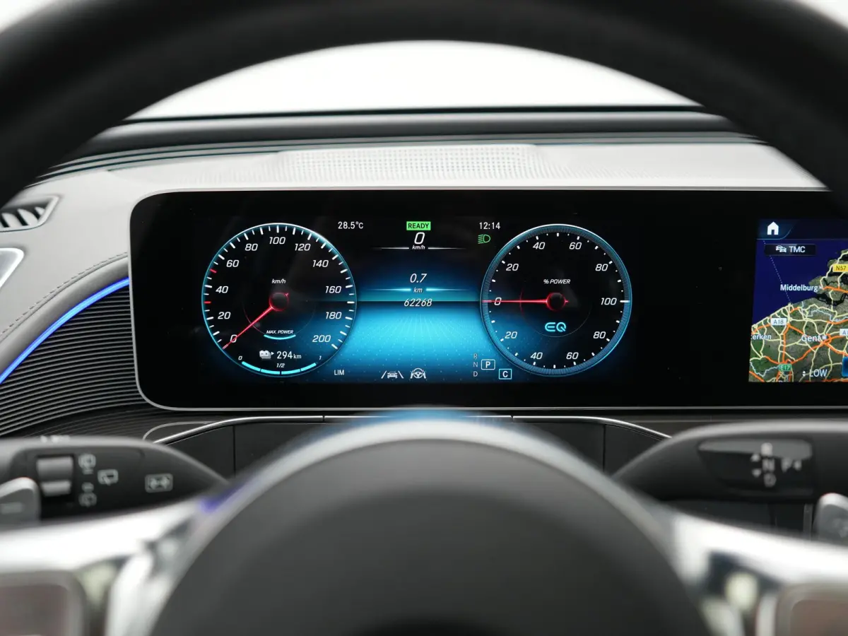 400 4MATIC Business Solution AMG 80 kWh 408pk Dealer O.H. | Panodak | Adaptive Cruise | Head Up | 360 Camera | Burmester Audio | Lederen Sportstoelen Massage & Memory | Sfeerverlichting | Bl