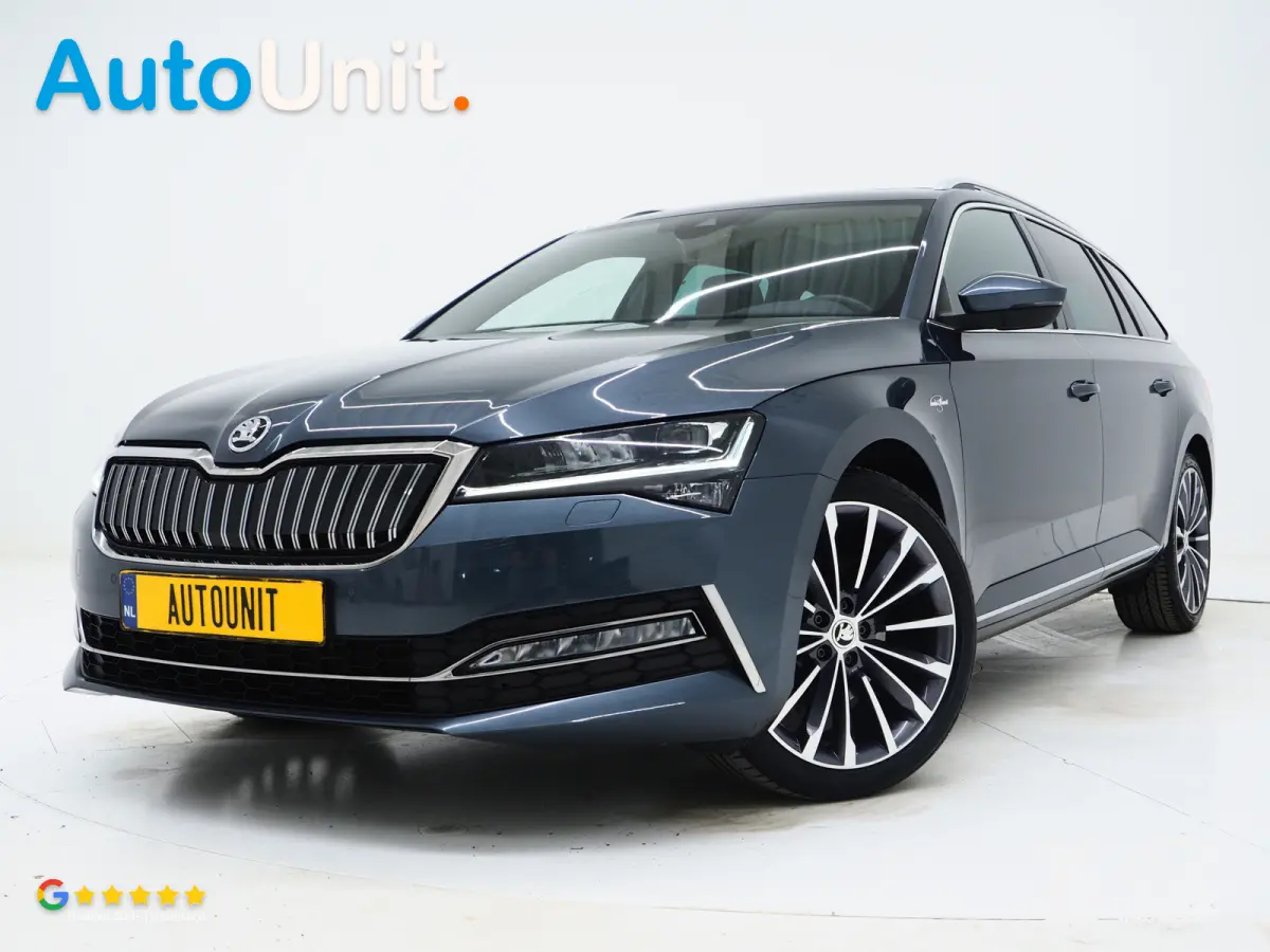 1.4 TSI iV Laurin & Klement | Panoramadak | Leder | Trekhaak | Massage | Camera | Keyless | Canton | Carplay