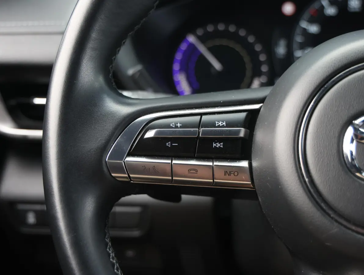 e-SkyActiv EV 145 Advantage 36 kWh Camera | ACCU 95% | Elektrisch verstelbare stoelen | LEER | Stoelverwarming | Navigatie | Climate Control Tweezeidig | Apple CarPlay & Android Auto