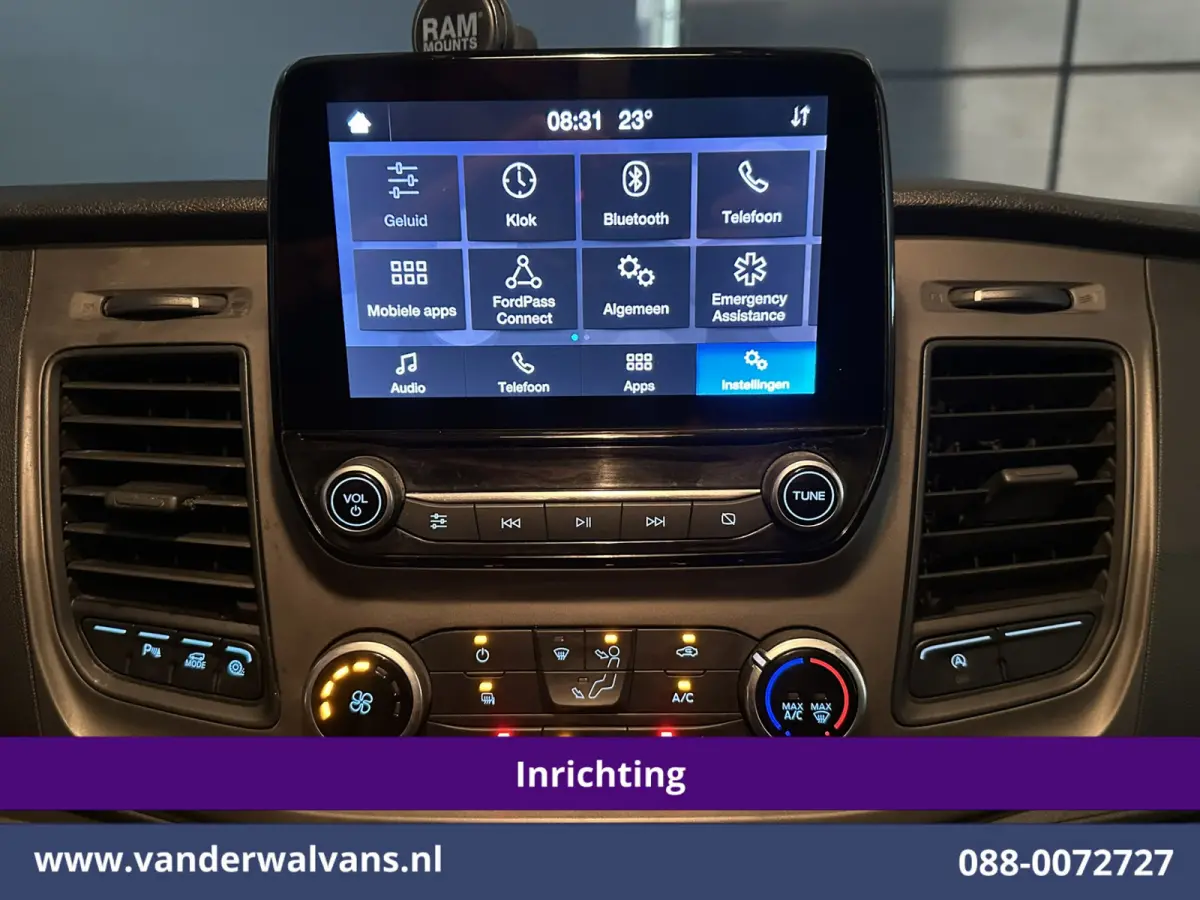 2.0 TDCI 130pk L2H1 inrichting Euro6 Airco | Camera | Apple Carplay | LED | Cruisecontrol Android Auto, Stoelverwarming, Verwarmde voorruit, Parkeersensoren, Bijrijdersbank, 2800kg trekvermo