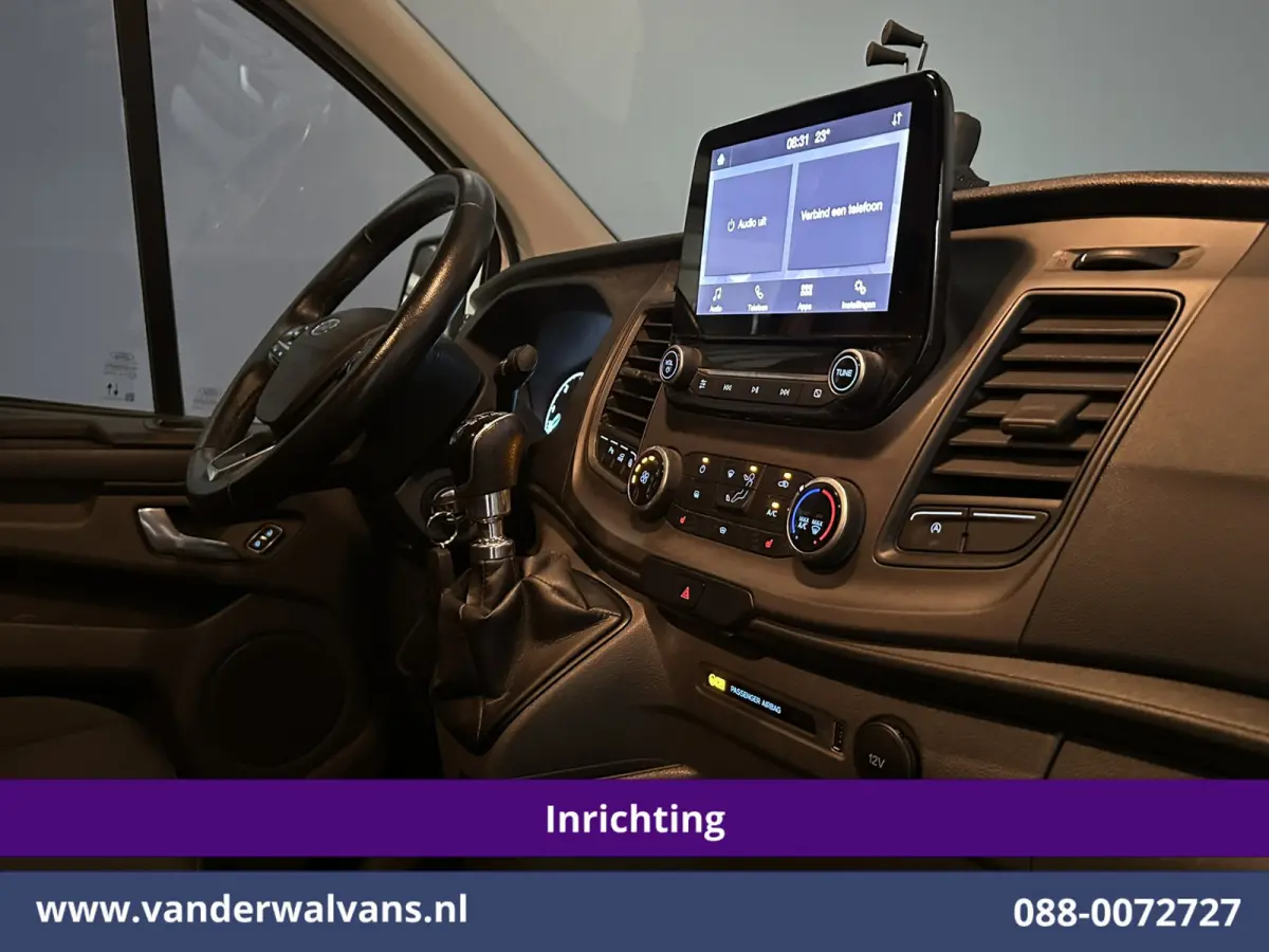 2.0 TDCI 130pk L2H1 inrichting Euro6 Airco | Camera | Apple Carplay | LED | Cruisecontrol Android Auto, Stoelverwarming, Verwarmde voorruit, Parkeersensoren, Bijrijdersbank, 2800kg trekvermo