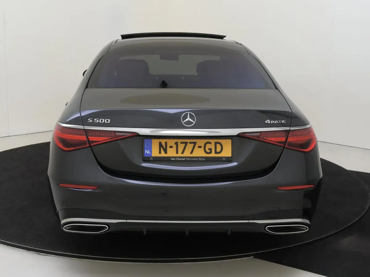 500 4MATIC Lang AMG Line / Panoramadak/ 21 inch/ Aug. Reality Head Up/ Burmester 3D/ Rijassistentiepakket