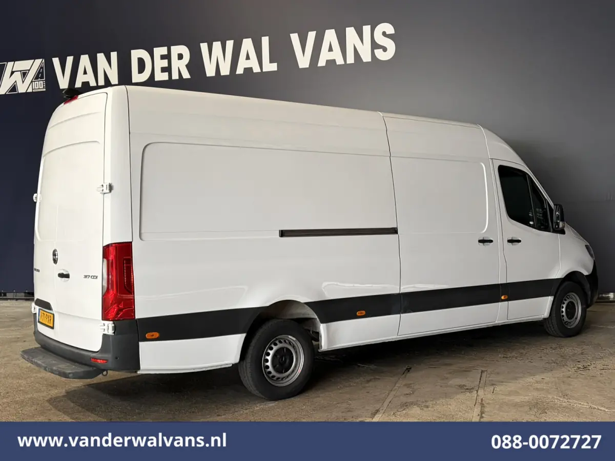 317 CDI 170pk L3H2 Euro6 Airco | Apple Carplay | Cruisecontrol | Stoelverwarming Android Auto, Parkeersensoren, Bijrijdersbank