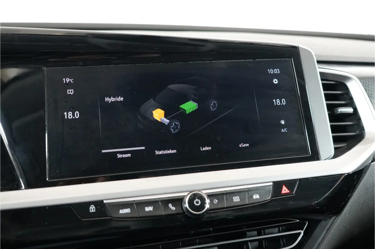 1.6 Turbo GS Line 225 pk PHEV | SOH 100% | Trekhaak | Leder | 360 Cam | Stl. verw./verk. | El. achterklep  | Adaptive Cruise |