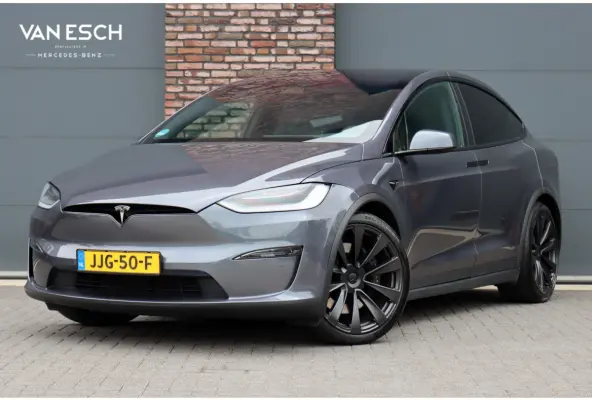 Plaid AWD 6p. 100kWh | 1020pk | 71.500,- ex BTW | Luchtvering | Autopilot | Carbon | Trekhaak | Stoelventilatie | Leder | Sterrenhemel | Display Achter | Verwarmd Stuurwiel |