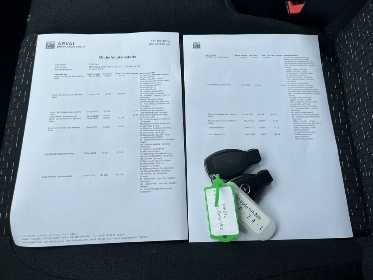 110 CDI 102 pk E6 XL Extra Lang 3p Lease €253 p/m, Airco,  Apple Carplay/Android Auto, Camera, laadbrug,  onderhoudshistorie aanwezig