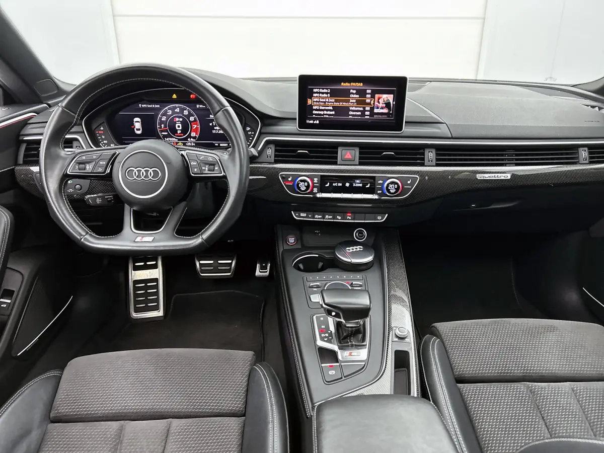 3.0 TFSI S5 quattro Pro Line Plus (Goed OndH, Panorama, B&O, Trekhaak, Camera, Navi, Addapt Cruise, Etc)