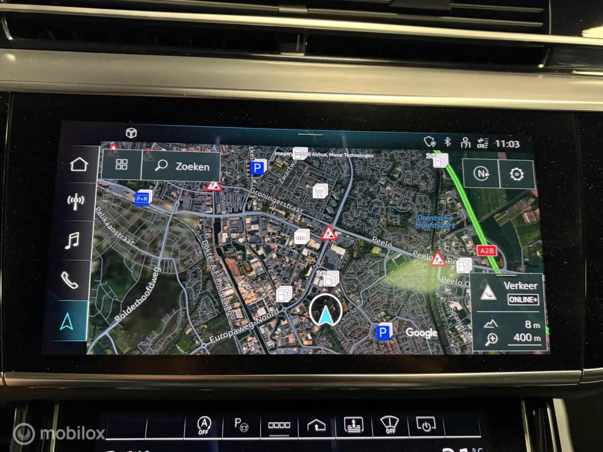 60 TFSI S-LINE V8 460 PK VERWACHT / 4WS / BLACK OPTIC+ / BOWERS & WILKINS / 21" / PANO / VALCONA / UNIEK IN NL! / STOELVERW. / STOELKOELING /