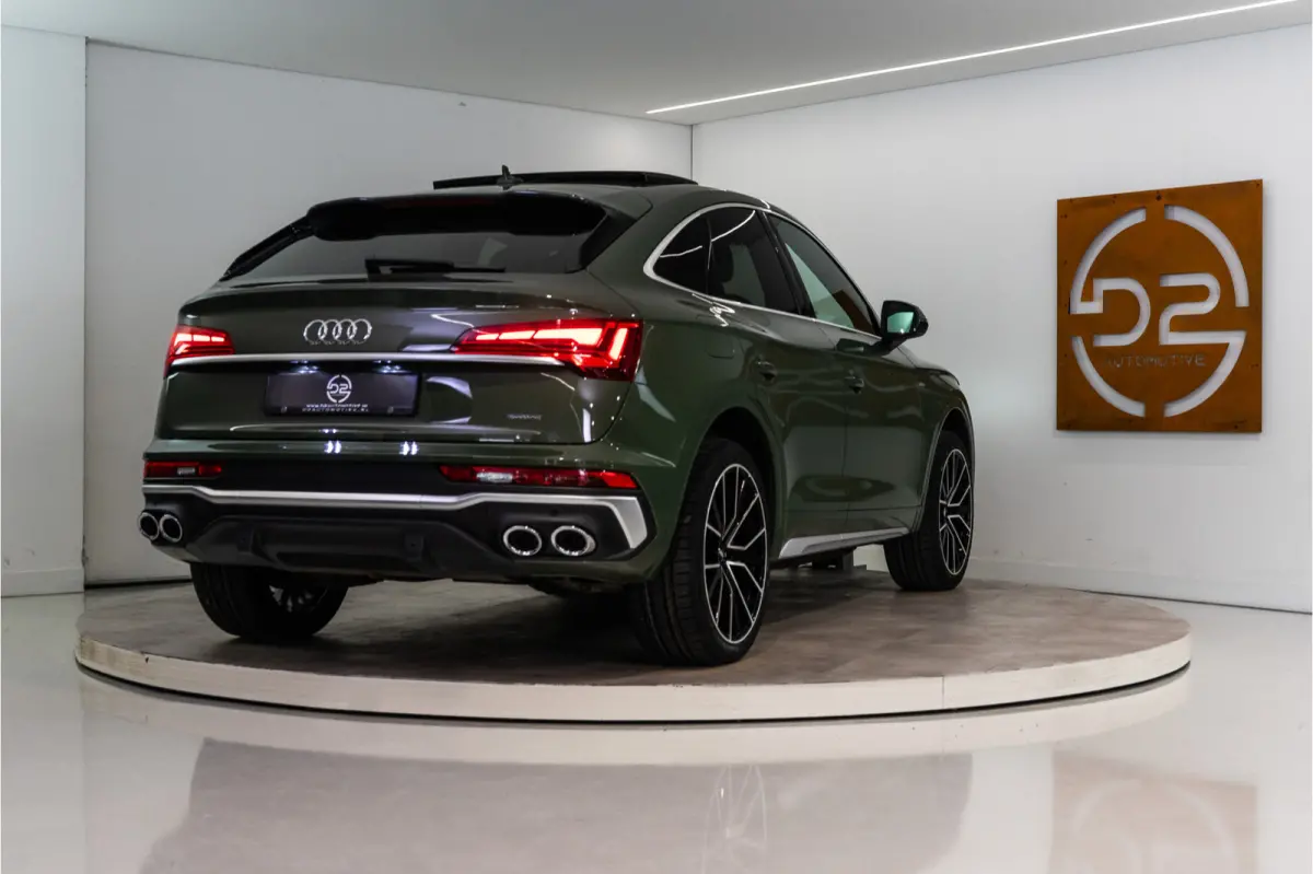 55 TFSI e S Line 367PK | District Green | Pano | Virtual | 21'' | SQ5 Sierstukken | 12 MND Garantie