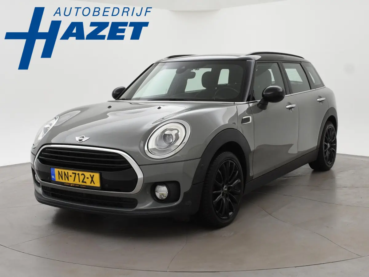 1.5 COOPER 136 PK MOONWALK GREY + ZWART DAK | 17 INCH ZWARTE VELGEN | LED | NAVIGATIE