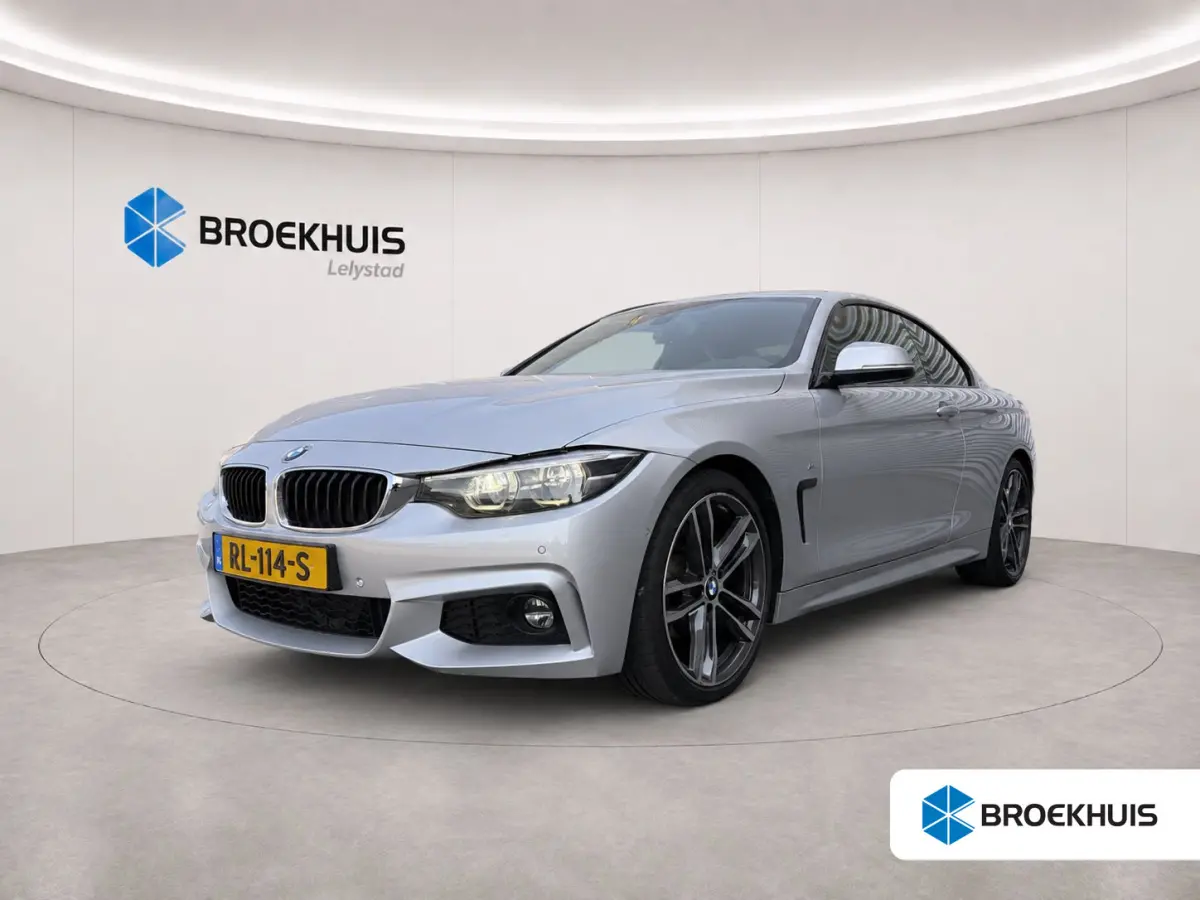 420i 183PK HIGH EXECUTIVE M-SPORT AUTOMAAT / NAVI / LEDER / FULL-LED / CLIMA / 19" LMV / KEYLESS / ORG. NL. / MEMORY SEATS / NEKVERWARMING / WINTERPAKKET / UNIEK !!