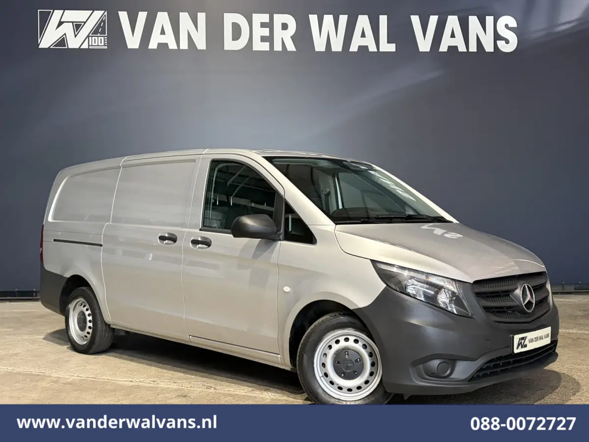 116 CDI 164pk L2H1 Euro6 Airco | 3-Zits | Camera | Navigatie | Cruisecontrol | Stoelverwarming Bijrijdersbank, Achterklep