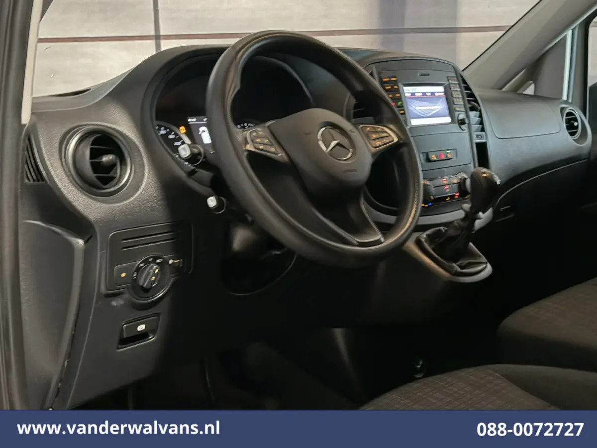 116 CDI 164pk L2H1 Euro6 Airco | Camera | Navigatie | Cruisecontrol | Stoelverwarming Bijrijdersbank, Achterklep
