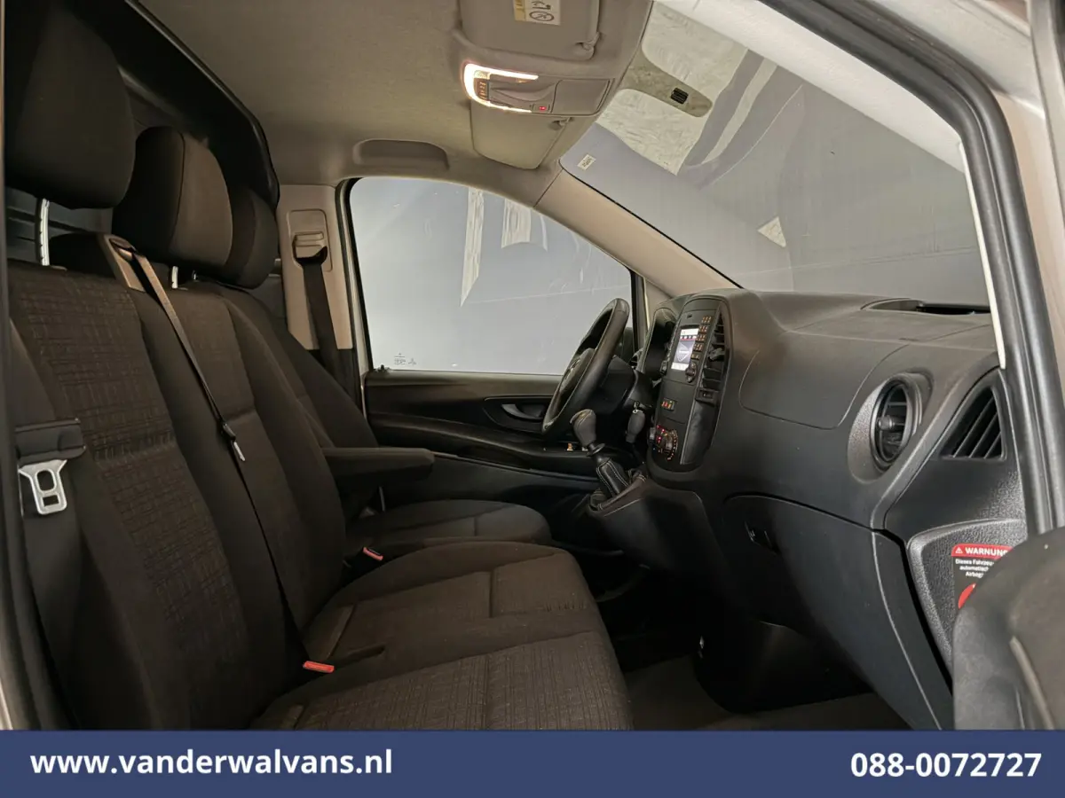 116 CDI 164pk L2H1 Euro6 Airco | 3-Zits | Camera | Navigatie | Cruisecontrol | Stoelverwarming Bijrijdersbank, Achterklep