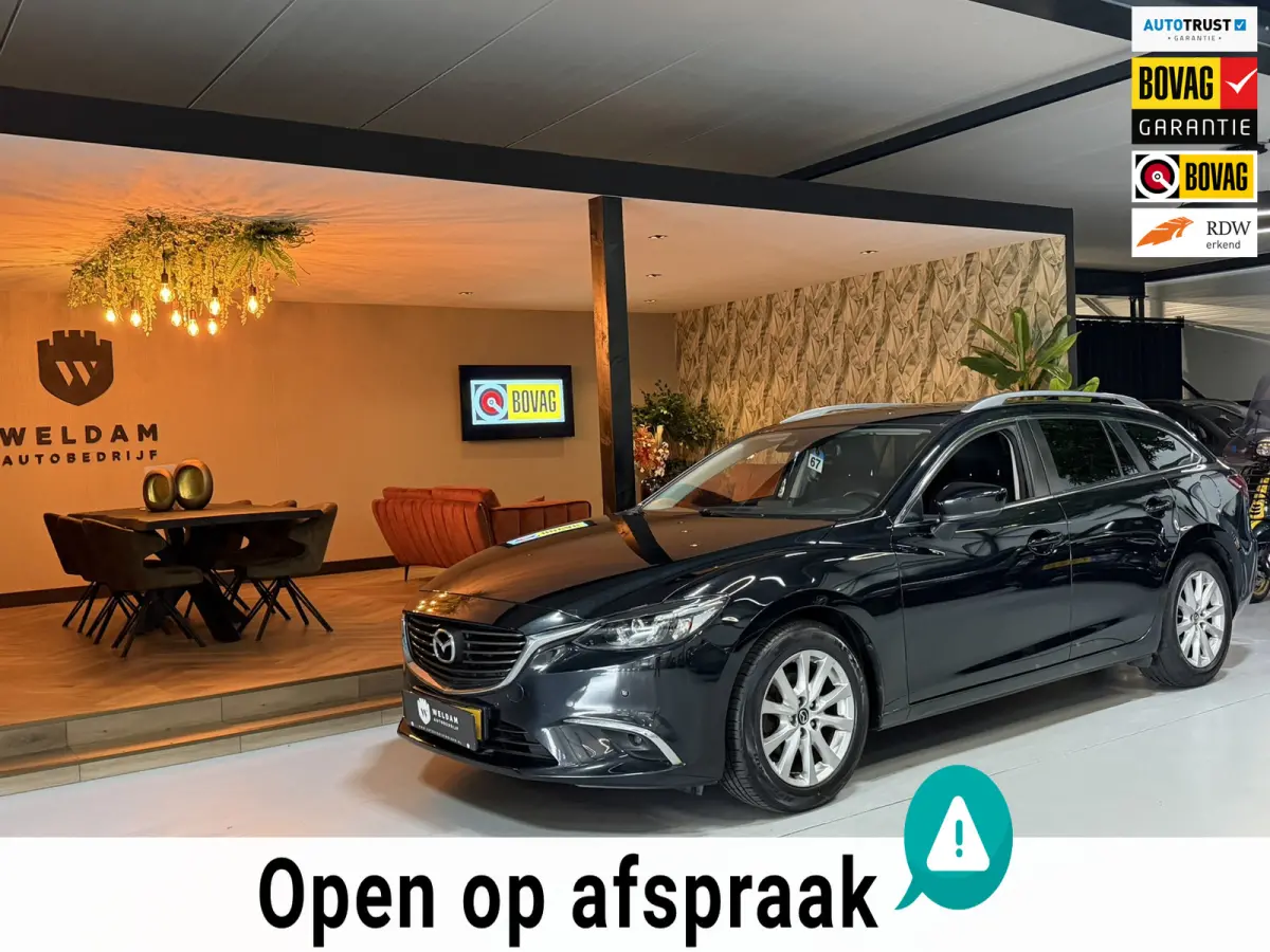 2.0 SkyActiv-G 165 Skylease+|Keyless|StoelVW|Navi|Cruise|PDC|LED|17" Velgen|Rijklaar