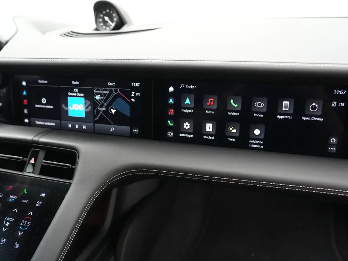 Turbo 93 kWh | burmester | achterasbesturing | head-up | bijrijdersdisplay | carbon | 1e eigenaar