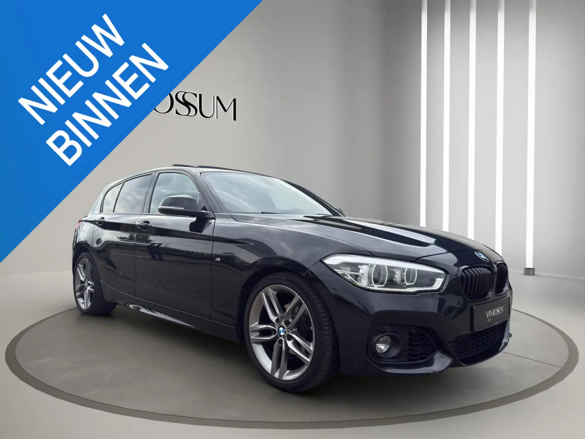 118i Edition M Sport Shadow High Executive | Leder | Schuif/kanteldak | Led | Parksenors V+A | Stoelverw |