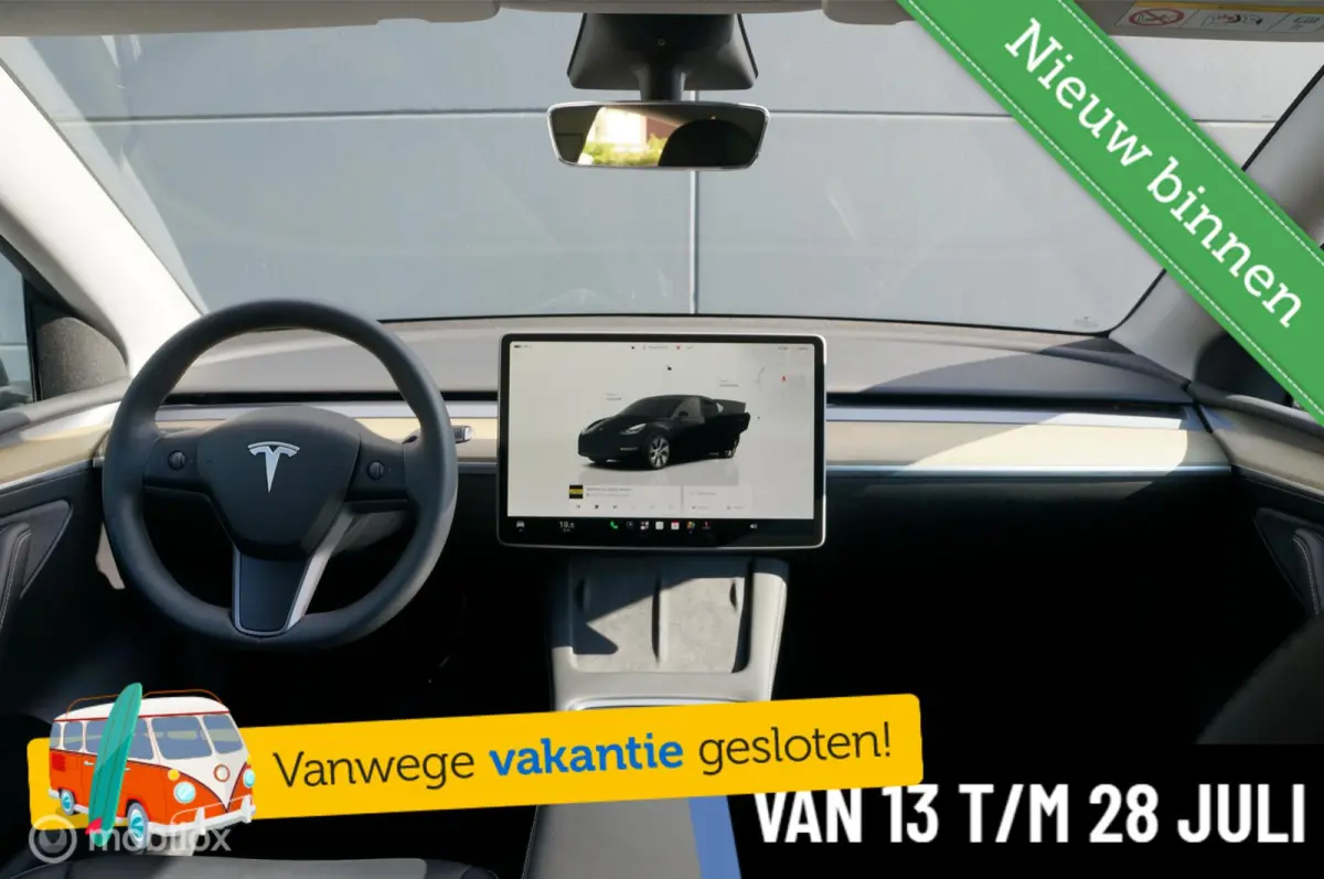 RWD 58 kWh Premium Leather FSD Pano Garantie!
