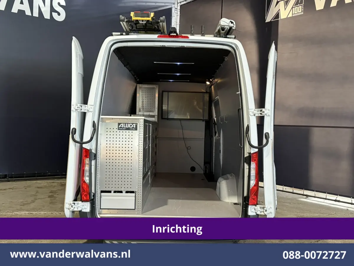316 CDI 164pk L3H2 Inrichting Euro6 Airco | Camera | Apple Carplay | Standkachel | Chauffeursstoel TV, Victron Omvormer, Sidebars, Android Auto, Ladderopbergsysteem, Koelkast, Luifel, Cruise