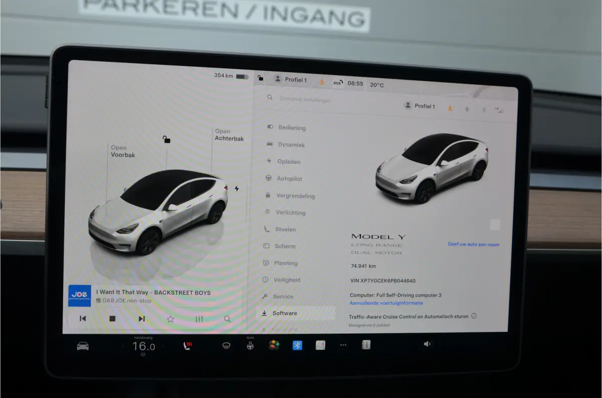 Long Range AWD 75 kWh Trekhaak (1.600kg), AutoPilot3.0 Ryzen
