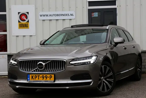 2.0 T6 Plug-in hybrid Long Range AWD Plus Bright*Perfect Onderh.*Luchtvering/Pano/Elek. Trekhaak/Pilot ass./ACC/Leder/Massage/Stoelkoeling/Stoelverw.V+A/Stuurverw./360 Camera/HUD/H&K/Memorie
