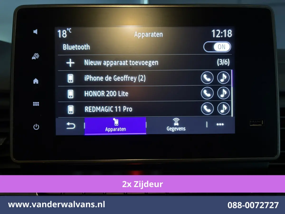 2.0 dCi 131pk L2H1 Euro6 Airco | 2x zijdeur | LED | Apple Carplay | Cruisecontrol Parkeersensoren, Bijrijdersbank