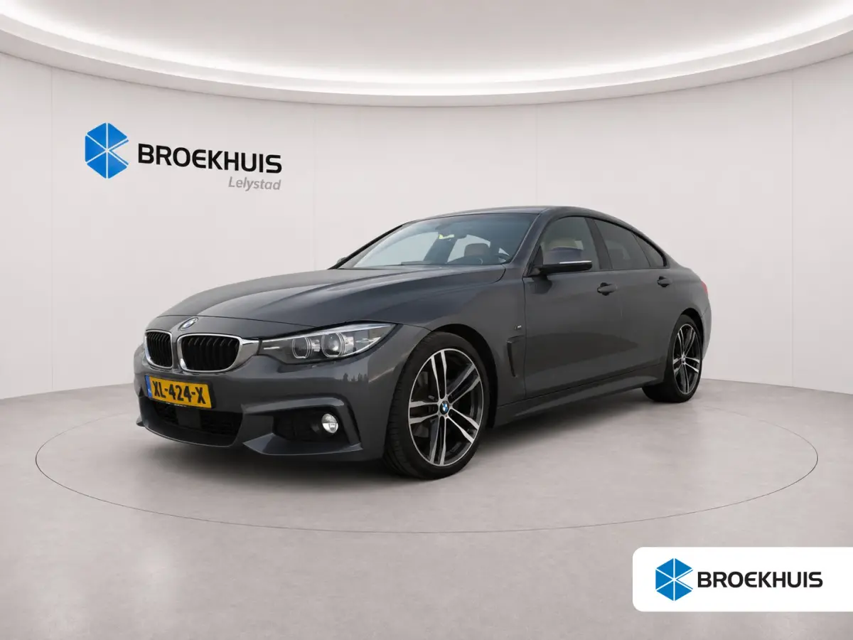 4-SERIE GRAN COUPÉ 420I 184PK HIGH EXECUTIVE EDITION M-SPORT AUTOMAAT / NAVI / LEDER / XENON / CLIMA / LED / PDC / 19" LMV / KEYLESS / SCHUIF-KANTELDAK / ADAPT. CRUISECONTROL / UNIEK / NIEU