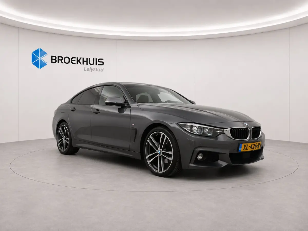 4-SERIE GRAN COUPÉ 420I 184PK HIGH EXECUTIVE EDITION M-SPORT AUTOMAAT / NAVI / LEDER / XENON / CLIMA / LED / PDC / 19" LMV / KEYLESS / SCHUIF-KANTELDAK / ADAPT. CRUISECONTROL / UNIEK / NIEU