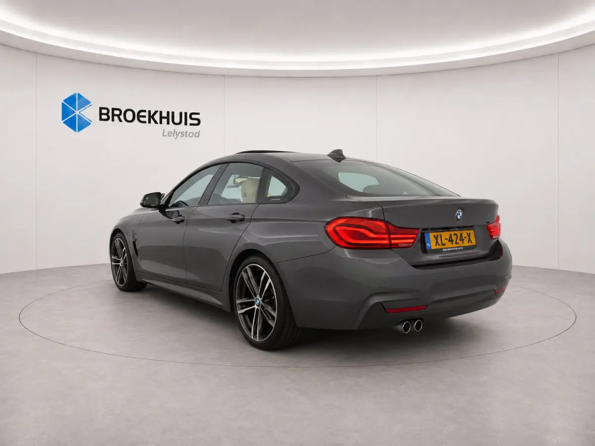4-SERIE GRAN COUPÉ 420I 184PK HIGH EXECUTIVE EDITION M-SPORT AUTOMAAT / NAVI / LEDER / XENON / CLIMA / LED / PDC / 19" LMV / KEYLESS / SCHUIF-KANTELDAK / ADAPT. CRUISECONTROL / UNIEK / NIEU