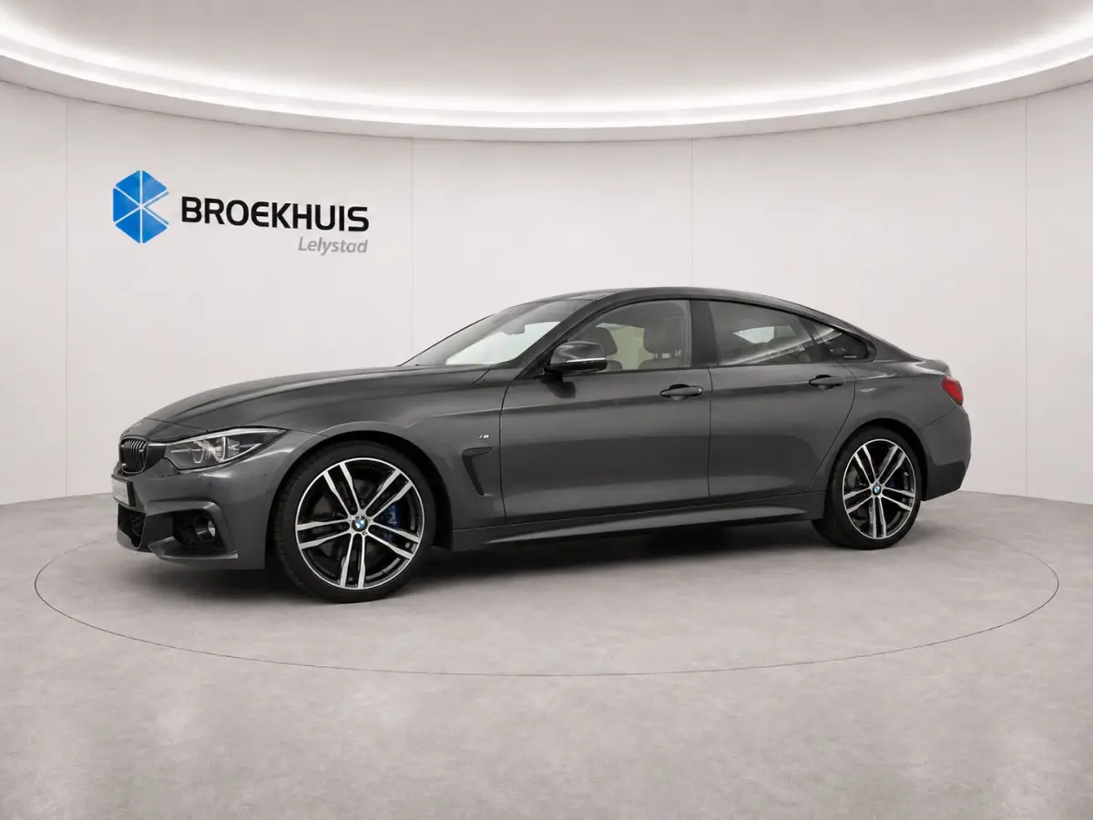 4-SERIE GRAN COUPÉ 420I 184PK HIGH EXECUTIVE EDITION M-SPORT AUTOMAAT / NAVI / LEDER / XENON / CLIMA / LED / PDC / 19" LMV / KEYLESS / SCHUIF-KANTELDAK / ADAPT. CRUISECONTROL / UNIEK / NIEU