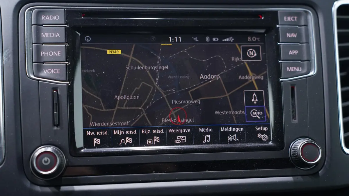 2.0 TDI 150 pk DSG Aut. GRIJS KENTEKEN Trekhaak Navi, Adapt.Cruise, 2x Elek. Schuifdeur, Leder Zwart