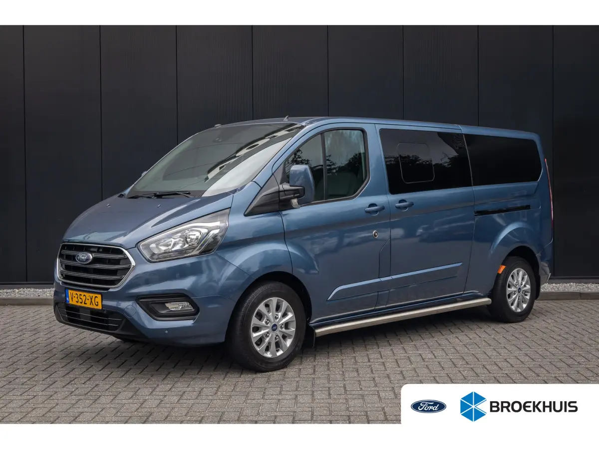 300 2.0 TDCI L2H1 Limited DC | Achteruitrijcamera | Airco | Lichtmetalen velgen 16" | Dubbele schuifdeur | 100% Dealer O.h. | Trekhaak | MARGE | Leder