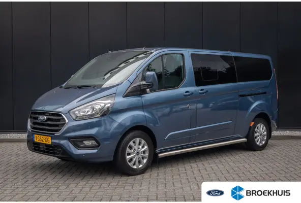 300 2.0 TDCI L2H1 Limited DC | Achteruitrijcamera | Airco | Lichtmetalen velgen 16" | Dubbele schuifdeur | 100% Dealer O.h. | Trekhaak | MARGE | Leder