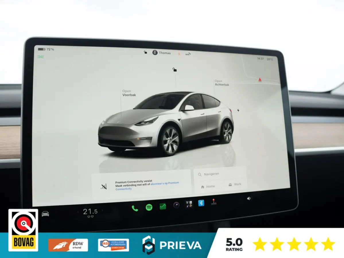 Tesla Long Range AWD | 513 pk | 2023 | Trekhaak | Panorama | Dealer onderhouden Tesla Model Y Long Range AWD | 513 pk | 2023 | Trekhaak | Panorama | Dealer onderhouden