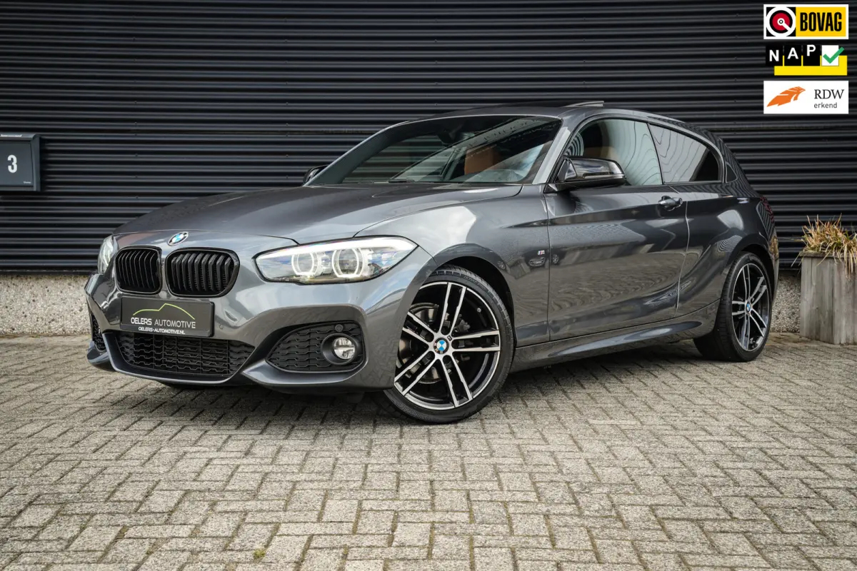 118i Edition M Sport Shadow High Executive | Schuifdak | Leder | Clima | CC | Metalic | Navi prof. | Mooi! |