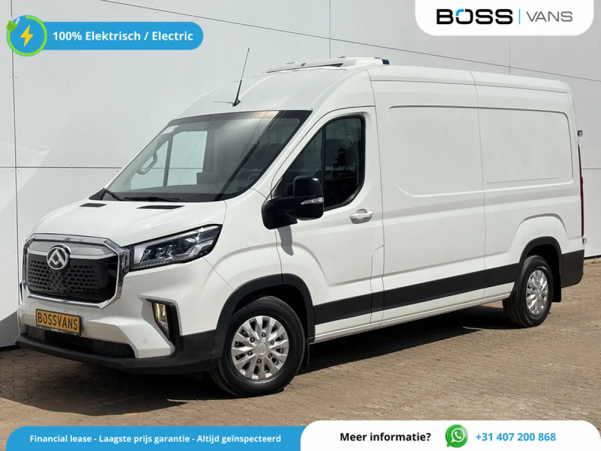 89 kWh 204PK L3H2 Elektrische Koelwagen Vriezer Dual Thermo King -22°C/22°C Camera Cruise Control Apple Carplay Parkeersensoren Koel Koeler Kühl Kühler Kühlwagen Kühlkasten Frigo Vries
