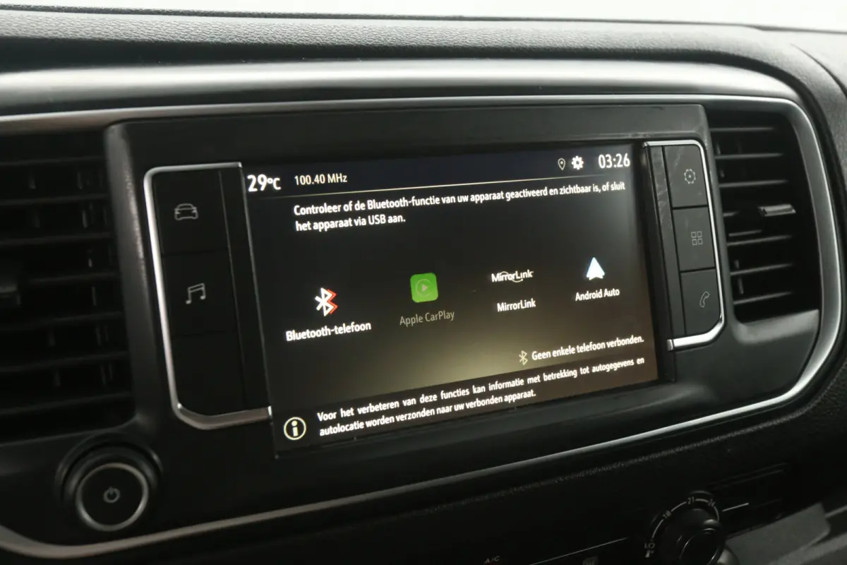 Opel Vivaro-e 75 kWh L2H1 | Snelladen | SOH 96% | 3 Zits | Airco | Cruise | Carplay | Parkeersens.