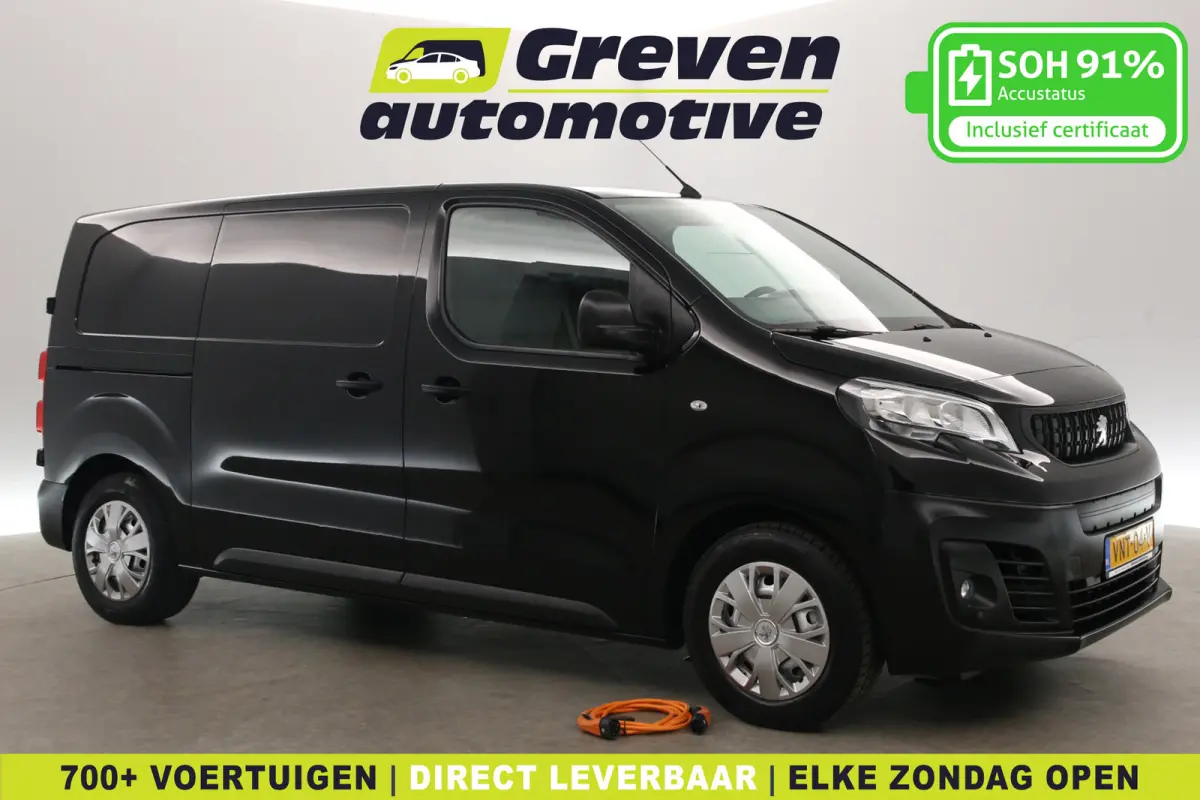 Peugeot e-Expert 75 kWh L2H1 | Snelladen | SOH 91% | Airco | Cruise | Camera | Carplay | 3 Zits | Navi