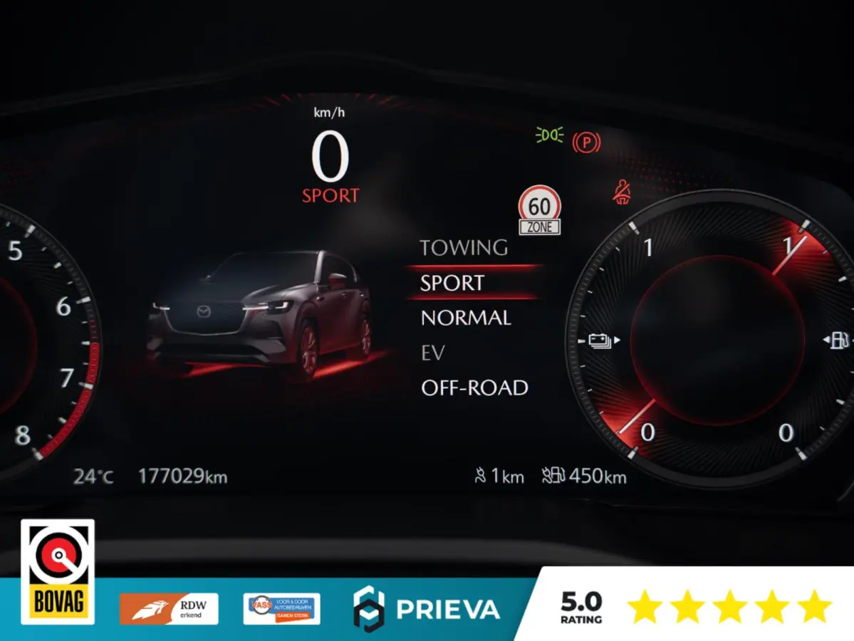 2.5 e-SkyActiv PHEV Homura AWD | Comfort Pack | BOSE | HUD| Pano | 360° | Trekhaak