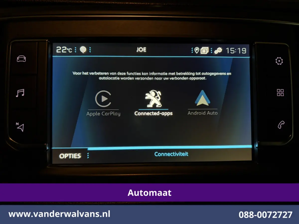 2.0 Blue HDI 122pk Automaat L2H1 | Airco | Cruisecontrol | Camera | Parkeersensoren | LMV Stoelverwarming, Apple Carplay, Android Auto, Sidebars, 3-Zits