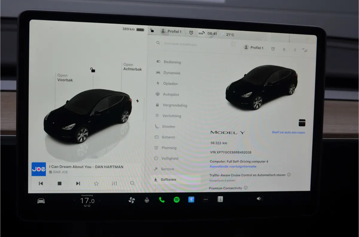 RWD 58 kWh AutoPilot4.0, FSD 99,- p/mnd