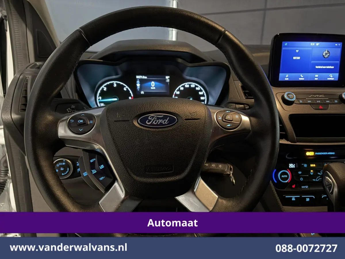 1.5 EcoBlue 100pk Automaat L2H1 inrichting Euro6 Airco | Camera | Cruisecontrol | Trekhaak Parkeersensoren, Apple Carplay