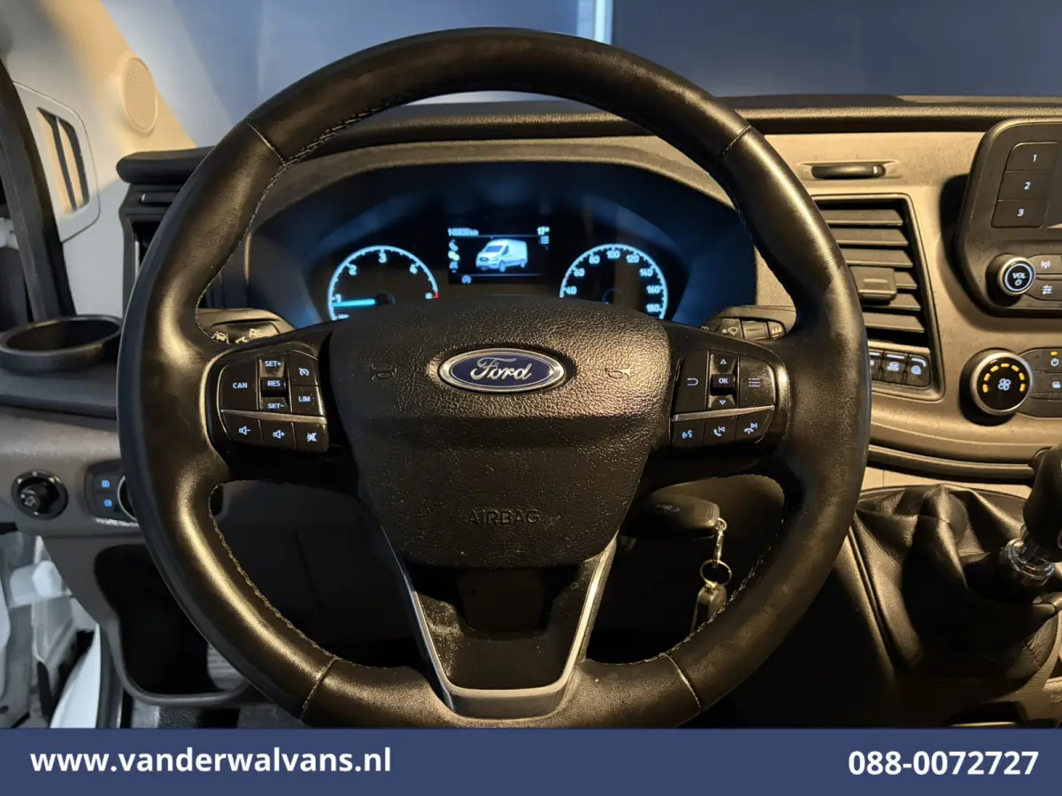 2.0 TDCI 130pk L3H2 Euro6 Airco | Cruisecontrol | Camera | Parkeersensoren Verwarmde voorruit, Bijrijdersbank