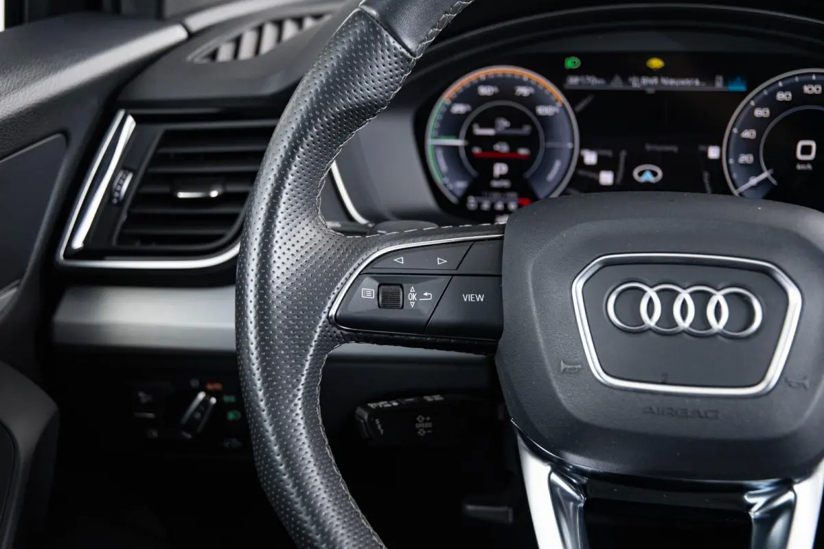 50 TFSI e S edition Trekhaak - Privacy glas - Interieurvoorverwarming - Audi soundsystem - Achterbank plus - Sportstoelen vóór - Lendensteunen vóór, elektrisch verstelbaar - Cruise contr