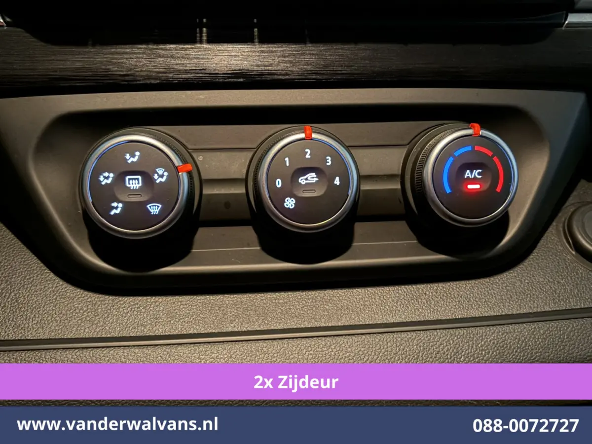 2.0 dCi 131pk L2H1 Euro6 Airco | 2x zijdeur | LED | Apple Carplay | Cruisecontrol Android Auto, Parkeersensoren, Bijrijdersbank